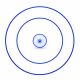 Calligo Privacy Consultancy icon, two nested blue shells of light open along one side
